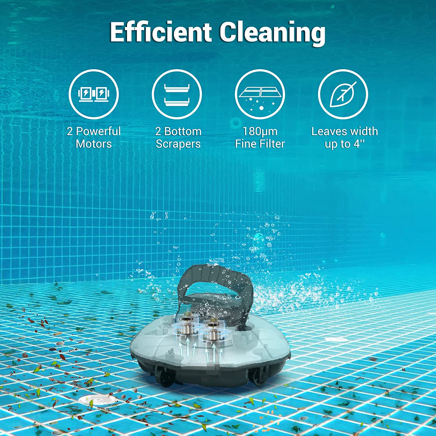 aiper smart pool cleaner not moving