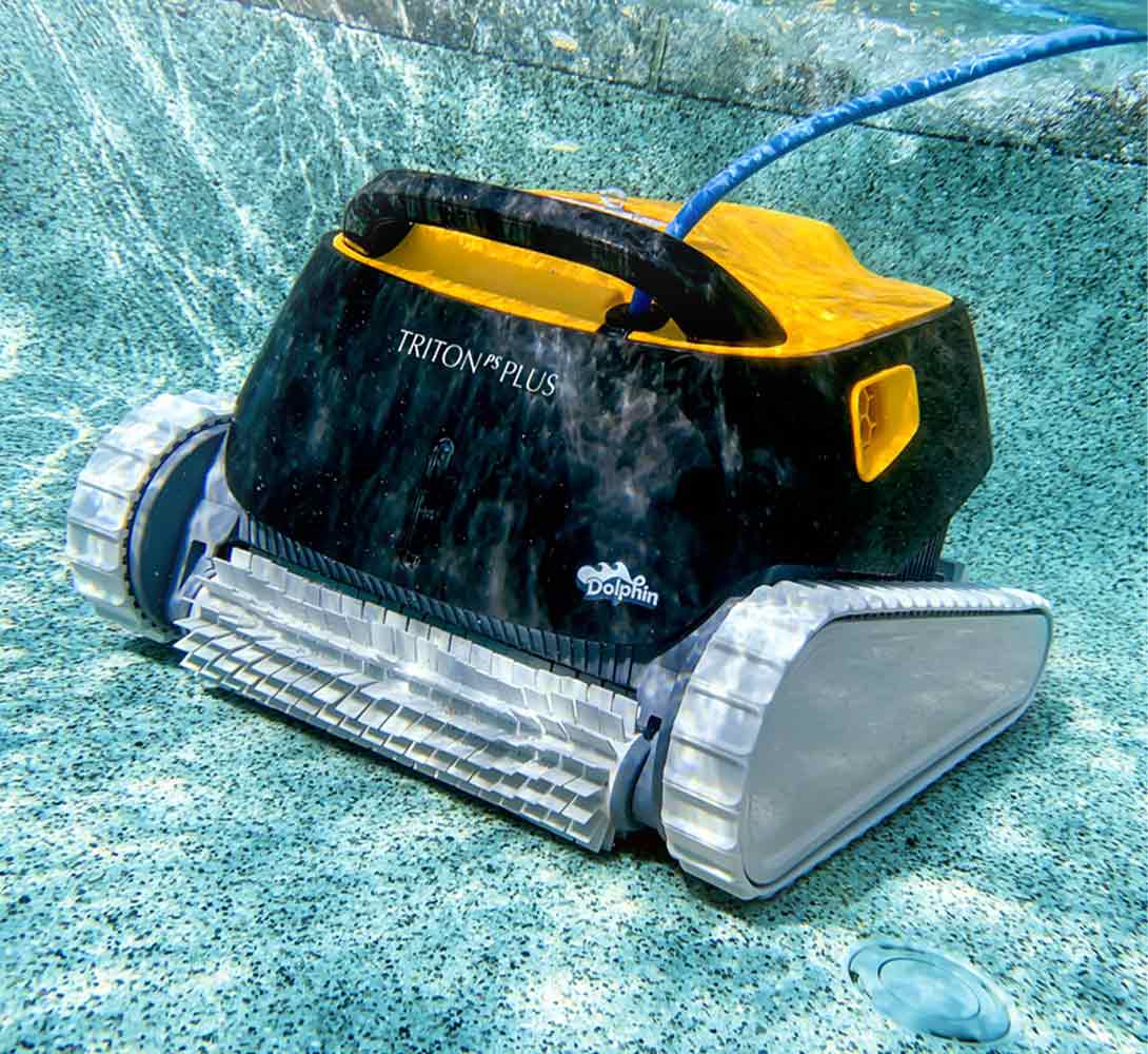 dolphin triton ps plus robotic pool cleaner with wifi