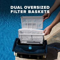 Blue Helix Dual Oversized Filter Baskets