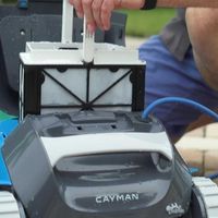 Dolphin Cayman Filter Cleaning