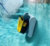 Dolphin Triton PS Poolside Underwater Wall Cleaning 4